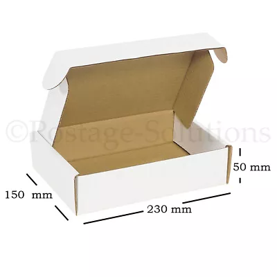 ROYAL MAIL SMALL PARCEL SIZE POSTAL 23x15x5 CM BOXES 9 X6 X2  • £6.99