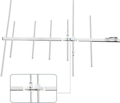 Yagi Antenna Dual Band High Gain 8 Elements GMRS Repeater HT Scanner Satellite • $78