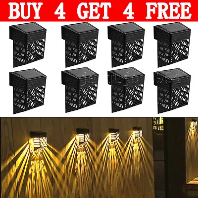 £7.23 • Buy Solar Flame LED Garden Lights Wall Fence Door Shed Outdoor Waterproof Torch Lamp