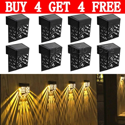 £7.23 • Buy Solar Flame LED Garden Lights Wall Fence Door Shed Outdoor Waterproof Torch Lamp