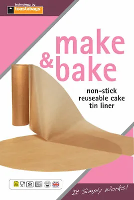 Toasterbags Reusable Non-Stick Round Cake Tin Liner 7  8  Or 9  • £2.49