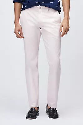 Bonobos Men's Stretch Washed Slim Chinos 36x32 Pink Cadillac *new • $26.99