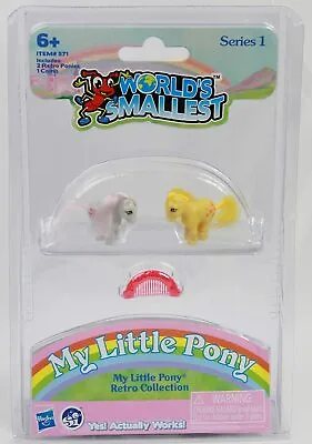 SNUZZLE & BUTTERSCOTCH - My Little Pony World's Smallest Series 1 • $8.45