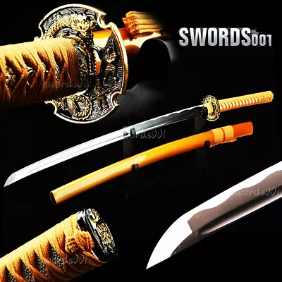Dragon Tsuba Katana Japanese Warrior Sword Battle Ready Carbon Steel Sharp Blade • $137.75