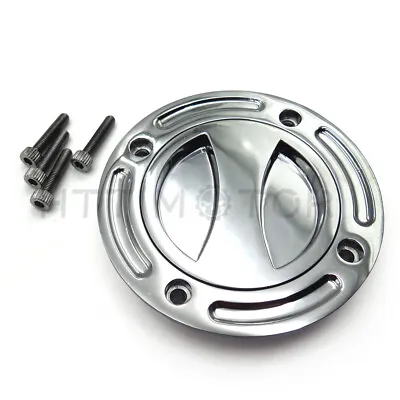 Chrome Keyless Gas Cap Twist Off Fuel Tank Cap For 01-02 GSXR1000/99-07 Hayabusa • $38.49