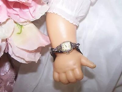 Vintage Antique Doll Watch Custom Made Bulova For Medium To Large Dolls #2 • $38