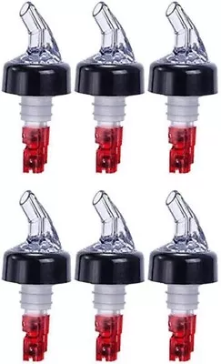 (Pack Of 6) Measured Liquor Bottle Pourers 1 Oz Clear Spout Bottle Pourer W... • $18.99