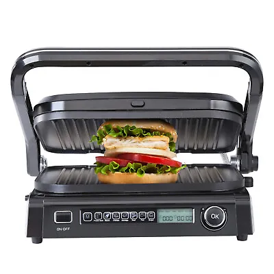 $90.79 • Buy VEVOR 7-1 Function Panini Press Grill Griddle Sandwich Maker W/ Non-Stick Plates