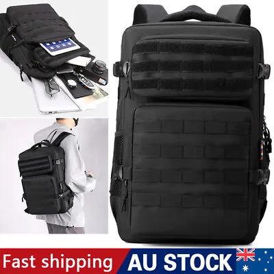 $24.88 • Buy Military Tactical Backpack Rucksack Travel Bag For Camping Hiking Outdoor AU