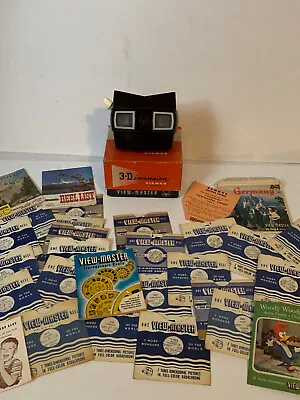 Bakelite View-Master Model E In Original Box With 28 Reels Instructions Lists • $59.98