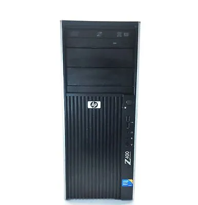 $49.99 • Buy HP Z400 Workstation Xeon Quad Core Tower Desktop 8GB No HDD *Decal On Case*