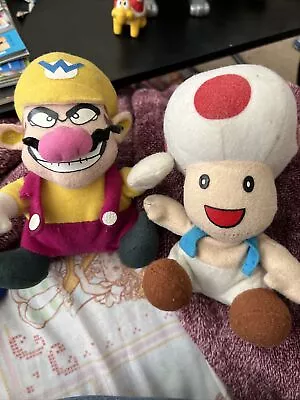 TOAD And Wario Plush Vintage BD&A 1997 Super Mario 64 Nintendo 64 Poor Condition • $25