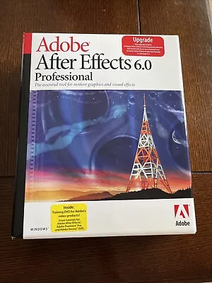 Adobe After Effects 6.0 Professional - Windows • $34.99