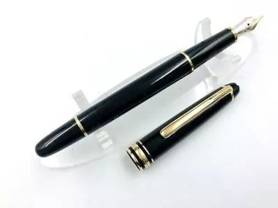 MONTBLANC 14K Gold 585 MEISTERSTUCK 144 Fountain Pen Black • $104