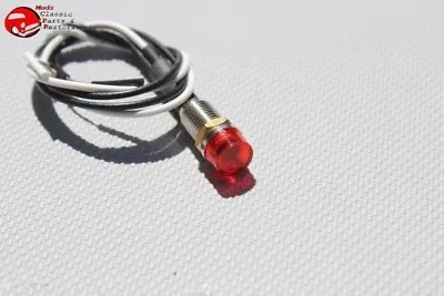 12 Volt Red LED Dash Indicator Signal Flasher Utility Light Custom Hot Rat Rod • $19.67
