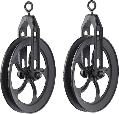 Rustic State Vintage Rustic Industrial Look Medium Wheel Farm Pulley For Cust... • $30.75