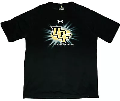 Under Armour NCAA UCF Knights Men's Black Loose Fit HeatGear Shirt; Size 2XL • $15.30