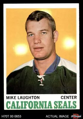 1970 Topps #74 Mike Laughton Golden Seals 4 - VG/EX • $3.50