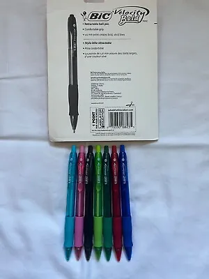 BIC Velocity Bold Fashion Retractable Ball Pen (1.6mm) - You Pick Color • $6