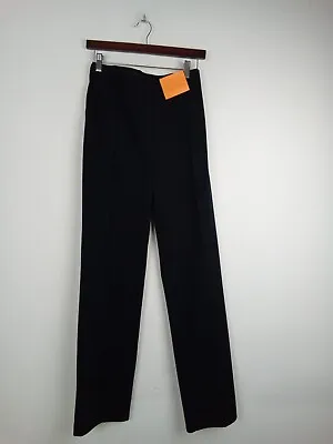 £12.99 • Buy Women's M&S Straight Leg High Rise Trousers Dark Navy NEW F2
