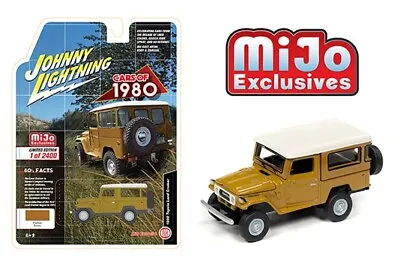 Johnny Lightning 1/64 1980 Toyota Land Cruiser 4x4 Hard Top Olive Green JLCP7330 • $14.99