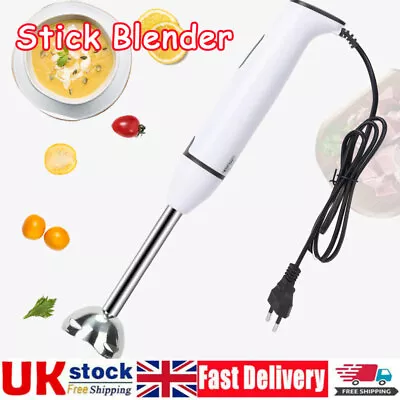 400W Electric Hand Held Blender Stick Food Processor Mixer Whisk Single Blade • £11.49