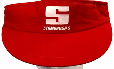 Rare! Vintage 1980s Stambaugh's Hardware Lumber Ohio Store Chain Red Visor NEW • $22.99