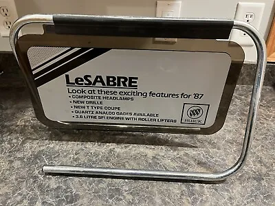 Vintage 1987 Buick LeSabre Dealership Sign Store Display Advertising Showroom • $39.99