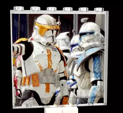 Lego Star Wars CMMNDR CODY CPT REX One Of A Kind Custom UV Printed Window Panel • $93.99