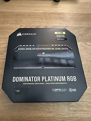 Corsair Dominator Platinum RGB 32GB (2x16GB) 5600MHz DDR5 Memory Kit • £120