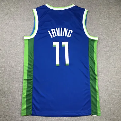 Blue Dallas Irving Basketball Jersey Mens #2 Kyrie Basketball Jersey Stitched • $22.99