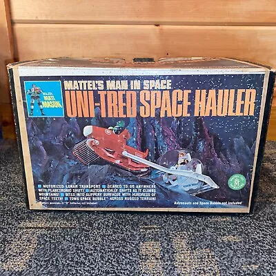 VTG 1968 Mattel MAJOR MATT MASON Uni Tred Space Hauler & Box Man In Space Mattel • $225