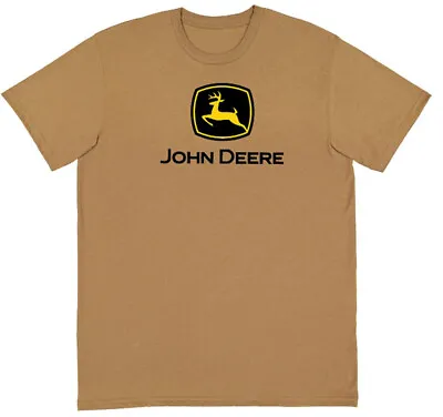 £44.63 • Buy NEW John Deere Construction Brown Short Sleeve T-Shirt Sizes M, L, XL, 2X, 3X