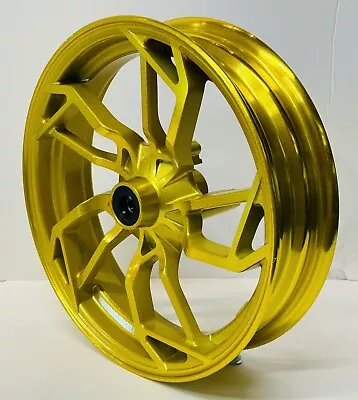 Mini Bike Front Wheel.  12 Inch 2.75 Wide. For 12mm Axles.  Gold. • $49.99