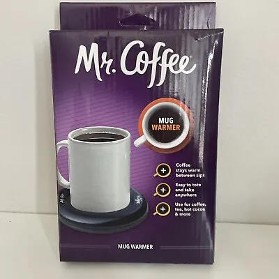 Mr. Coffee Mug Warmer Cup Plate - Black Brand New Open Box Never Used • $12.90