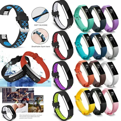 $3.44 • Buy For Fitbit Alta / HR Silicone Sports Wrist Straps Wristband Replacement Band