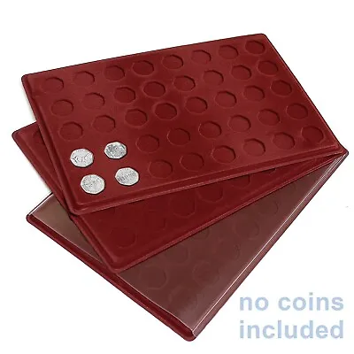 50 PENCE Shape_SCHULZ Collection Red COIN TRAY For 50p   40 Compartments__P50p • £6.99