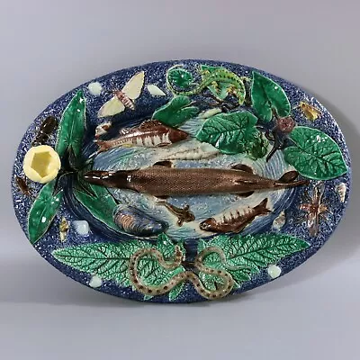 Barbizet Palissy Majolica Palissy Fish Platter • £3840