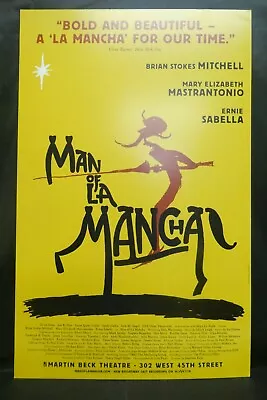 Man Of La Mancha Broadway Window Card Poster 14  X 22  • $69.99