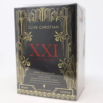 Xxi Art Deco Vanilla Orchid By Clive Christian Perfume 1.6oz Spray New With Box • $249.99