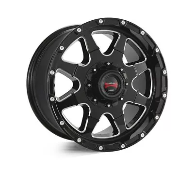 To Suit HUMMER H3 WHEELS PACKAGE: 17x9.0 Simmons MAX T12 BKA And Kumho Tyres • $2440