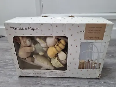 Mamas And Papas Musucal Cot Mobile Zeddy And Parsnip • £18
