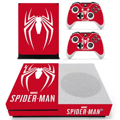 Spiderman Vinyl Cover Skin Sticker For Xbox One S (Slim) Controller Decor AU NEW • $20.77