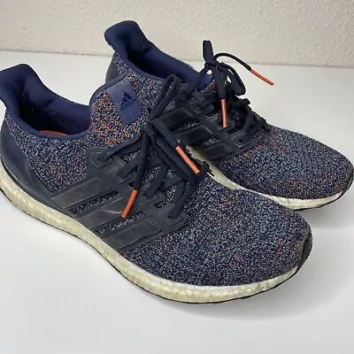 Adidas Ultra Boost Navy Orange Multi-Color Men's Size 11 • $65