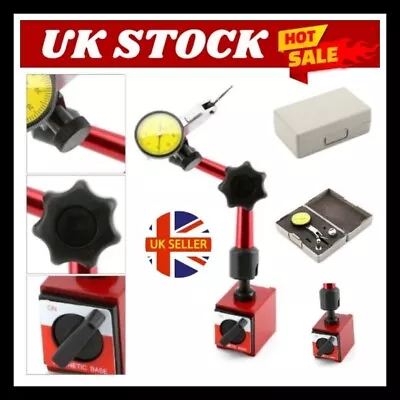 £18.89 • Buy Dial Test Indicator DTI Gauge + Magnetic Base Stand Metric Precision Clock Gauge