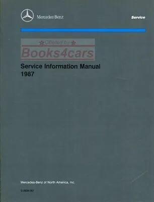 Mercedes Service Info Manual For Shop Repair • $49.95