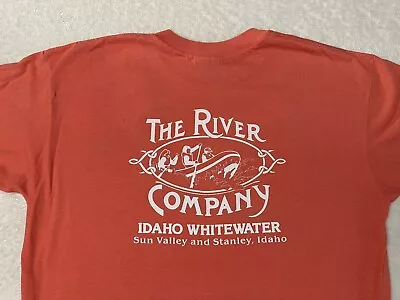 Vintage 1980s 80s River Company Idaho Whitewater Raft Sun Valley T-Shirt XL NEW • $38