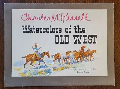 Charles M Russell Watercolors Of The Old West • $8.95