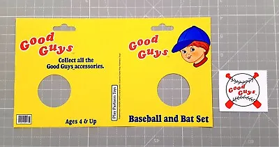 Child's Play 2 Chucky Doll Prop Replica- Good Guys Baseball Set Packaging Label • $30.64