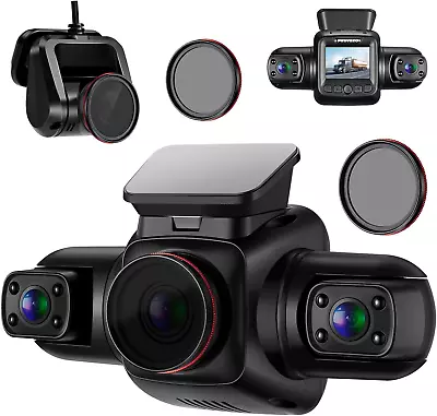 PRUVEEO Dash Cam 4 Channel Camera FHD 1080Px4 Front Left Right And Rear Front • $224.47